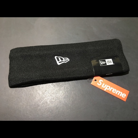 Supreme Reflective Headband Black New Era - Picture 4 of 4